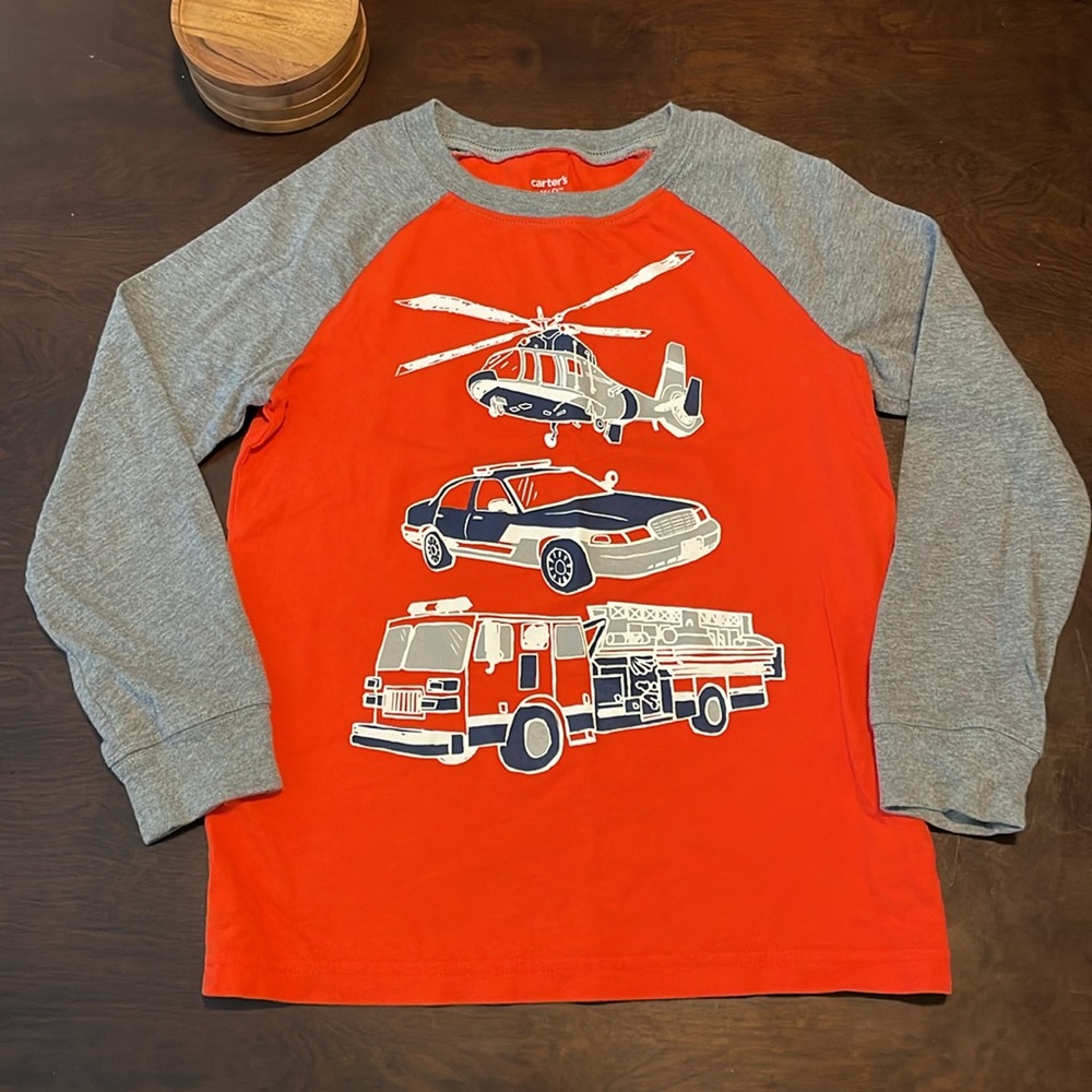Cat & Jack Bundle 3 long sleeve shirt and one is short sleeve. - Picture 2 of 14